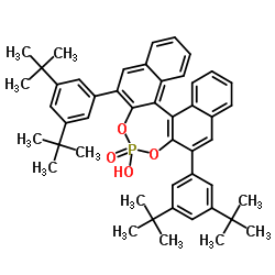 (11bS)-2,6-双(3,5-二叔丁基苯基)-4-羟基二萘并[2,1-d:1',2'-f][1,3,2]二氧杂磷杂环庚 4-氧化物图片