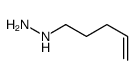 pent-4-enylhydrazine Structure