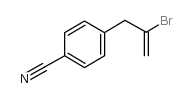 2-BROMO-3-(4-CYANOPHENYL)-1-PROPENE structure