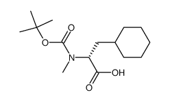 (S)-2-((叔丁氧基羰基)(甲基)氨基)-3-环己基丙酸图片