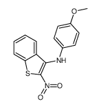 N-(4-methoxyphenyl)-2-nitro-benzothiophen-3-amine structure