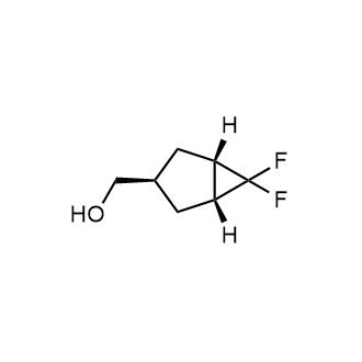 [(1R,3S,5S)-6,6-二氟双环[3.1.0]己-3-基]甲醇结构式