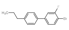 4''-PROPYL-4-BROMO-3-FLUOROBIPHENYL structure