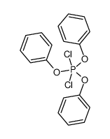 dichlorotriphenoxyphosphorane Structure