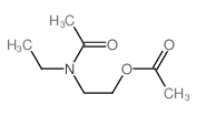 Acetamide,N-[2-(acetyloxy)ethyl]-N-ethyl- Structure