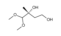 (2R)-4,4-dimethoxy-3-methyl-1,3-butanediol Structure