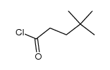 4,4-dimethylpentanoyl chloride Structure