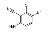 2-amino-5-bromo-6-chlorobenzonitrile结构式