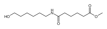 methyl 5-(6-hydroxyhexylcarbamoyl)pentanoate结构式