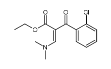 ethyl 2-chloro-α-[(dimethylamino)methylene]-β-oxo-benzenepropanoate Structure