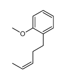1-methoxy-2-pent-3-enylbenzene Structure
