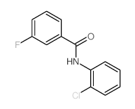 Benzamide,N-(2-chlorophenyl)-3-fluoro- structure