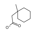 1-METHYLCYCLOHEXYLACETATE结构式