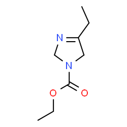 1H-Imidazole-1-carboxylic acid,4-ethyl-2,5-dihydro-,ethyl ester结构式