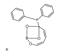 diphenyl(2,8,9-trioxa-1-borabicyclo[5.1.1]nona-3,5-dien-7-yl)phosphane,potassium Structure