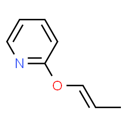 Pyridine, 2-(1-propenyloxy)-, (E)- (9CI) Structure
