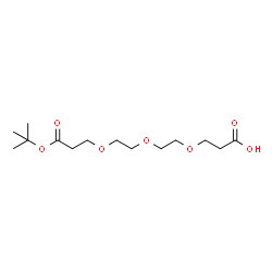 Acid-PEG3-C2-Boc结构式