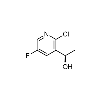 (R)-1-(2-Chloro-5-fluoropyridin-3-yl)ethanol structure