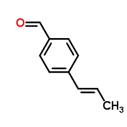 Benzaldehyde, 4-(1-propenyl)- (9CI) structure