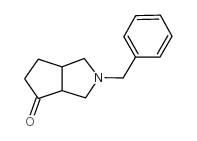 2-苄基六氢环戊并[c]吡咯-4(1H)-酮结构式