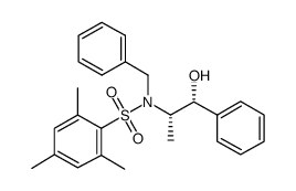 (1R,2S)-2-[N-Benzyl-N-(mesitylenesulfonyl)amino]-1-phenyl-1-propanol structure