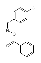 [(4-chlorophenyl)methylideneamino] benzoate结构式