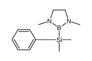 (1,3-dimethyl-1,3,2-diazaborolidin-2-yl)-dimethyl-phenylsilane结构式