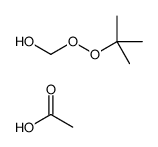 acetic acid,tert-butylperoxymethanol Structure