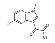 (5-chloro-1-methyl-1H-indol-3-yl)-oxo-acetyl chloride Structure