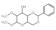 3,4-dimethoxy-9-phenyl-5,8,10-trioxabicyclo[4.4.0]decan-2-ol Structure