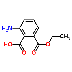 1,2-Benzenedicarboxylicacid,3-amino-,1-ethylester(9CI) structure