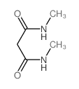 Propanediamide,N1,N3-dimethyl- structure