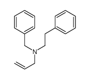 N-benzyl-N-(2-phenylethyl)prop-2-en-1-amine Structure