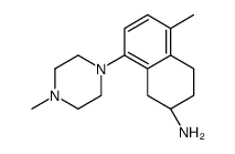 (2R)-5-methyl-8-(4-methylpiperazin-1-yl)-1,2,3,4-tetrahydronaphthalen-2-amine结构式
