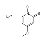 sodium,4-methoxy-1-oxidopyridine-2-thione结构式