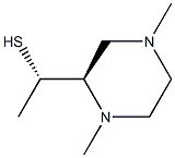2-Piperazinemethanethiol,-alpha-,1,4-trimethyl-,(-alpha-R,2S)-rel-(9CI) picture