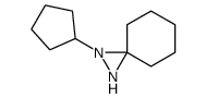 1,2-Diazaspiro[2.5]octane,1-cyclopentyl-(8CI) Structure