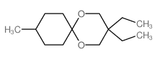 1,5-Dioxaspiro[5.5]undecane,3,3-diethyl-9-methyl-结构式