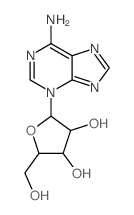 3H-Purin-6-amine, 3-b-D-ribofuranosyl- structure