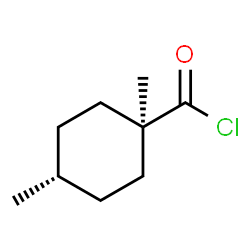 Cyclohexanecarbonyl chloride, 1,4-dimethyl-, cis- (8CI)结构式