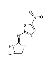 ((S)-4-methyl-4,5-dihydro-oxazol-2-yl)-(5-nitro-thiazol-2-yl)-amine Structure