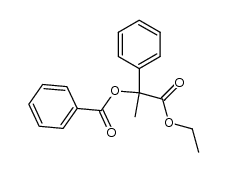 O-Benzoyl-atrolactinsaeure-ethylester结构式