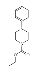 4-phenyl-piperazine-1-carboxylic acid ethyl ester结构式