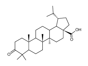 Lupanon-(3)-carbonsaeure-(28)结构式