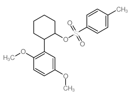 Cyclohexanol,2-(2,5-dimethoxyphenyl)-, p-toluenesulfonate, trans- (8CI) structure