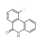 6(5H)-Phenanthridinone,10-chloro-结构式