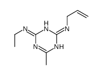 4-N-ethyl-6-methyl-2-N-prop-2-enyl-1,3,5-triazine-2,4-diamine Structure