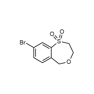 8-Bromo-2,3-dihydro-5H-benzo[e][1,4]oxathiepine 1,1-dioxide Structure