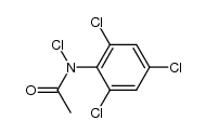 acetic acid-(2,4,6,N-tetrachloro-anilide) Structure