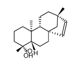 (8b,13b)-13-methyl-17-nor-ent-kaur-15-en-19-oic acid结构式